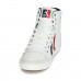 Hummel SLIMMER STADIL HIGH LEATHER Weiss / Blau / Rot