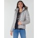 Superdry LUXE FUJI PADDED JACKET Silbern