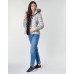 Superdry LUXE FUJI PADDED JACKET Silbern