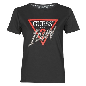 Guess SS CN ICON TEE Schwarz